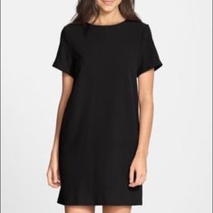 Wayf black shift dress